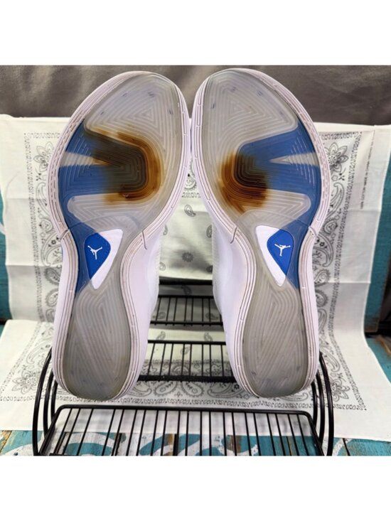 Nike Air Jordan Luka 1 DQ7689-114 White/Blue Basketball Shoes Mens Size 12.5 EUC main image 5